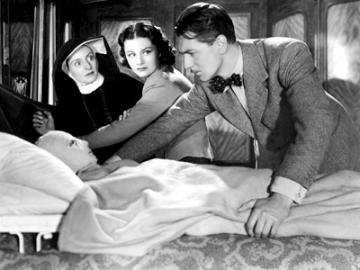 Promotional still from the 1938 film The Lady Vanishes,